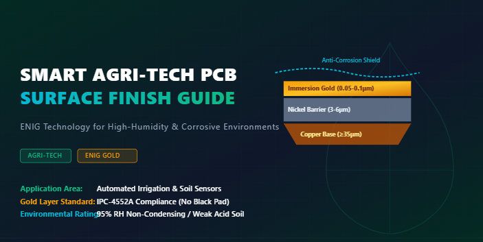 Son şirket blogları hakkında Agri-Tech IoT: Akıllı İrişim Ağlarında Korozyona Dirençli PCB'ler için Yüzey Bitirme (ENIG) Seçimi