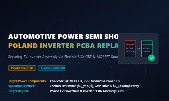 Son şirket blogları hakkında Sıkı Otomotiv Güç Yarım Tedarik: Polonya Inverter PCBA Hatları Esnek Değişime Geçti
