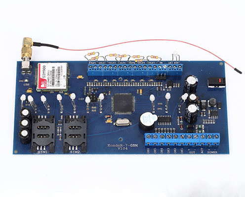 satın al Özel İletişim PCB Montajı GSM Alarm Sistemi Kontrol Devre Kartı Çevrimiçi üretim