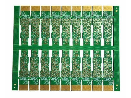 Bellek modülü için çok katmanlı sert altın parmak PCB basılı devreler