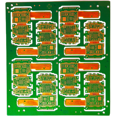 Araç İletişiminde Kesin Fr4 Sert Esnek PCB Basılı Devre Tabloları