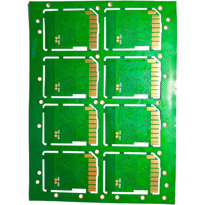 Altın parmak çok katmanlı PCB Grafik kartı yuvası için sert basılı devre kartı