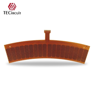 2 katmanlı FPC Esnek PCB Sert-Fleksif Tahta Altın Parmak 0.15mm Kalınlığı