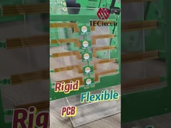 2 katmanlı sert esnek devre panelleri Altın parmak 0.15mm kalınlığı PCB esnek sert