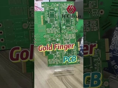 Altın Parmak Yüksek Frekanslı PCB Yönetim Kurulu RIGID PCB OEM Modül İletişim için