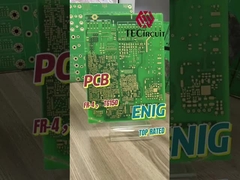 18 katmanlı yüksek frekanslı PCB HDI sert çok katmanlı PCB üretim